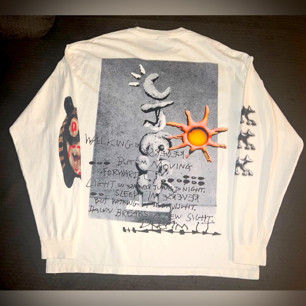 CACTUS JACK BY TRAVIS SCOTT AIR RECORDS LONG SLEEVE SHIRT
